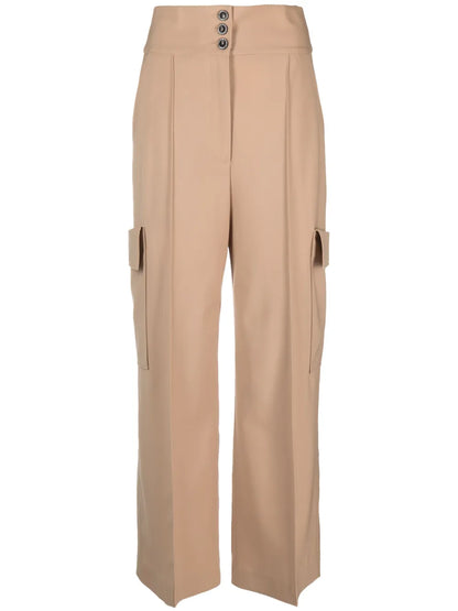 High-Waisted Cargo Pants