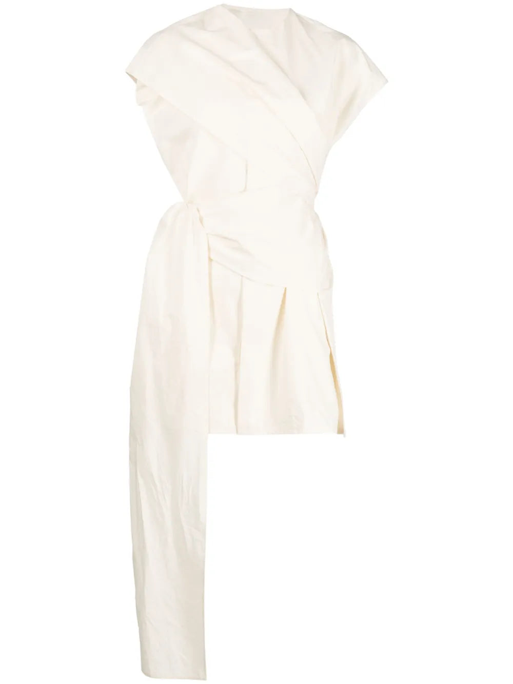 Asymmetric Cotton Blouse