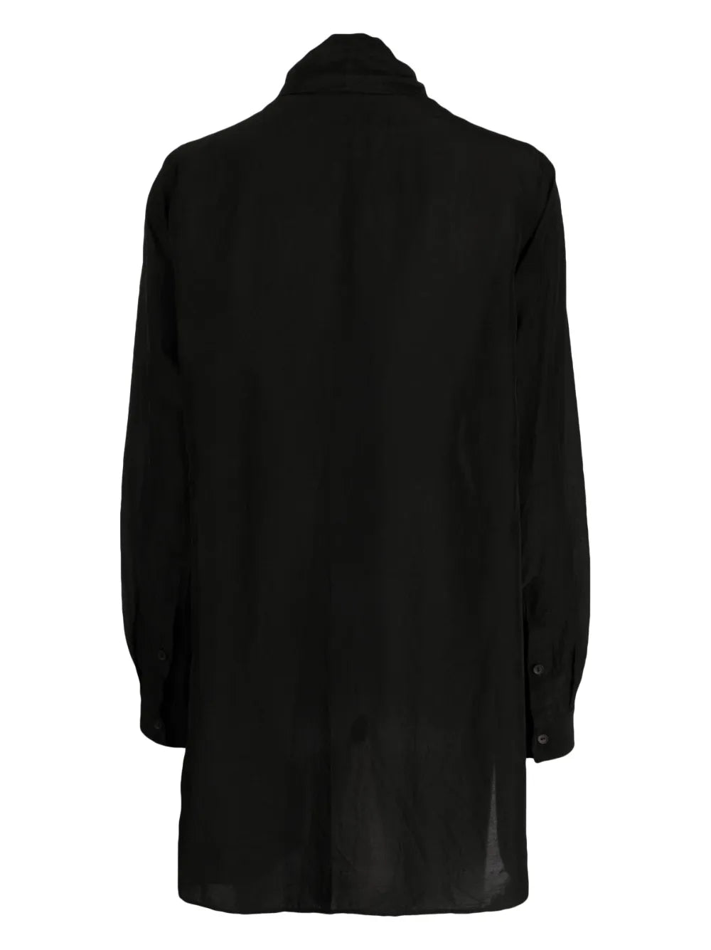Knot-Detailing Long-Sleeve Blouse