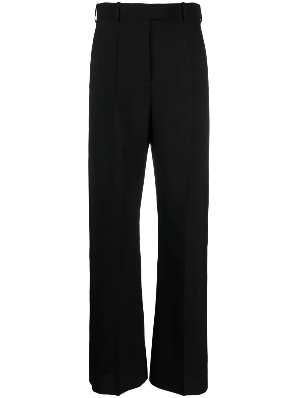 Straight-Leg Wool Trousers