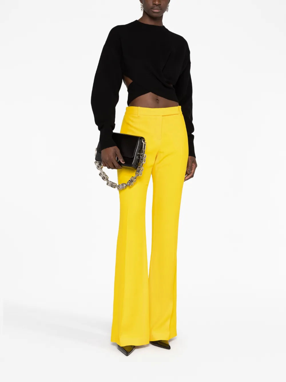 Cut-Out Wool Sweater