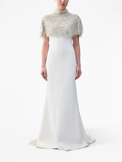 Bon High-Neck Cropped Cape