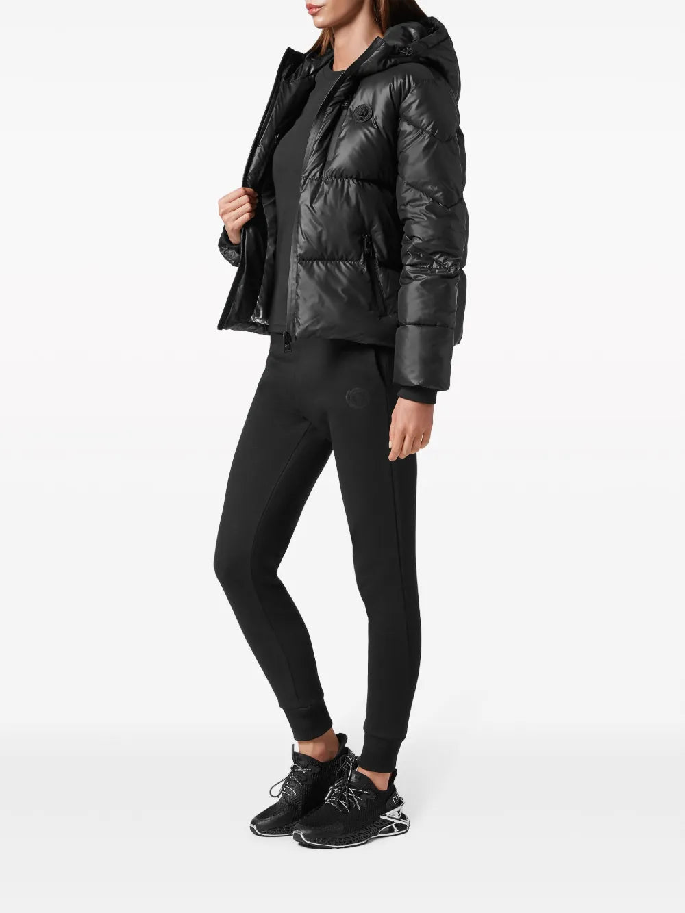 Logo-Print Puffer Jacket