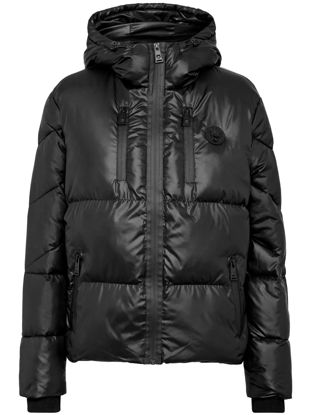 Logo-Print Puffer Jacket