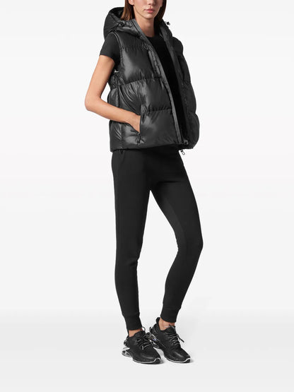 Logo-Print Puffer Gilet