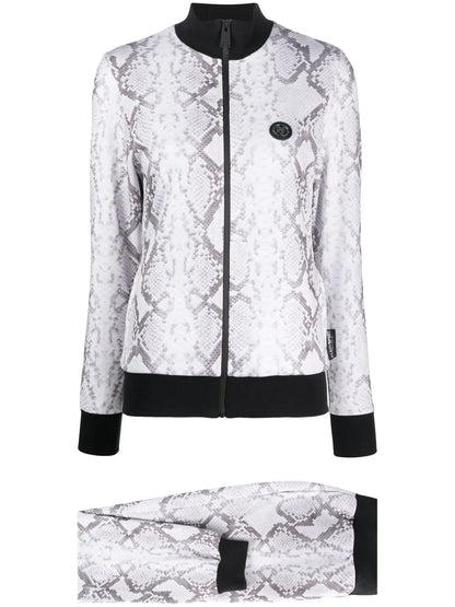 Piton-Print Tracksuit Set
