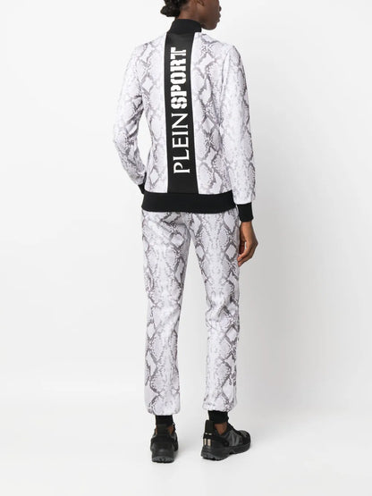 Piton-Print Tracksuit Set