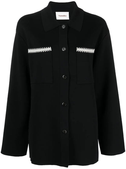 Silvia Crochet-Trim Shirt