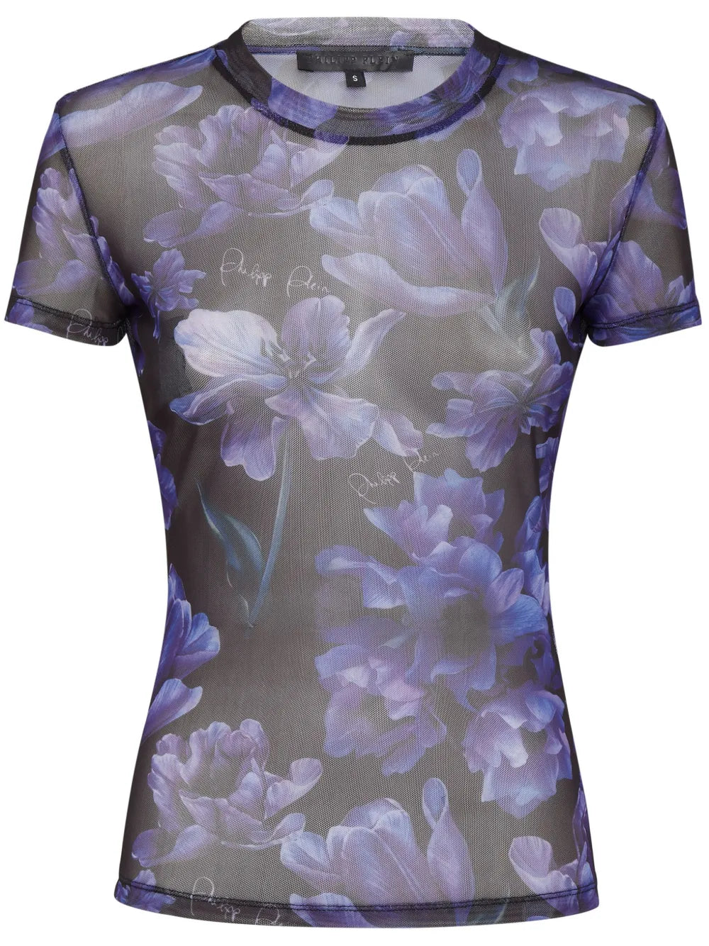 Floral-Print Round-Neck T-Shirt