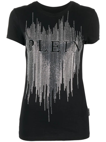 Crystal-Embellished Logo T-Shirt