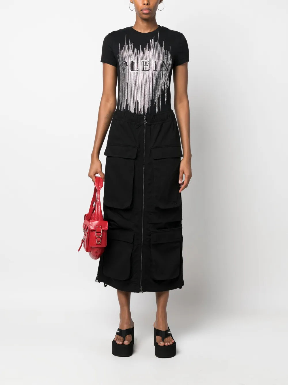 Crystal-Embellished Logo T-Shirt