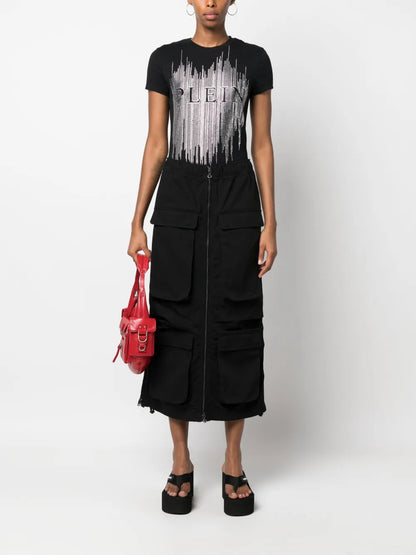 Crystal-Embellished Logo T-Shirt