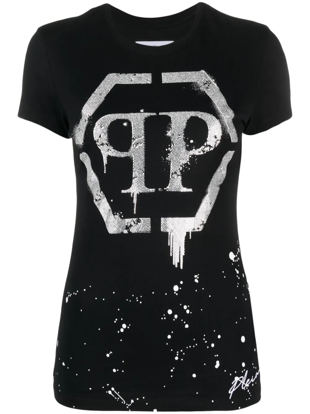 Crystal-Embellished Logo T-Shirt