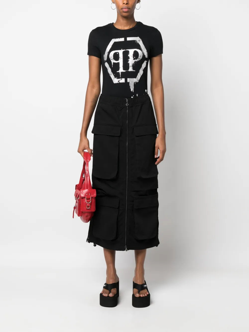 Crystal-Embellished Logo T-Shirt
