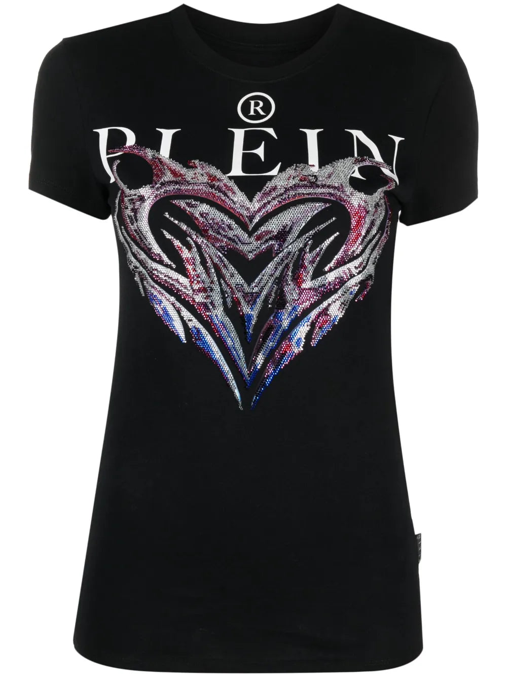 Crystal-Embellished Logo-Print T-Shirt