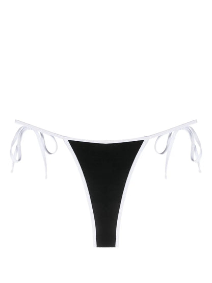 Monogram Side-Tie Bikini Bottoms