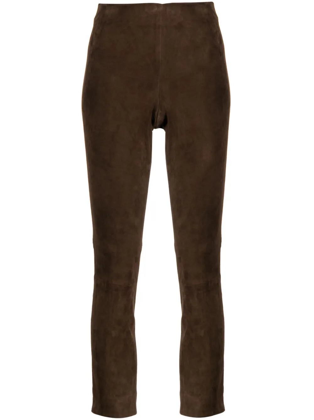Cropped Suede Trousers