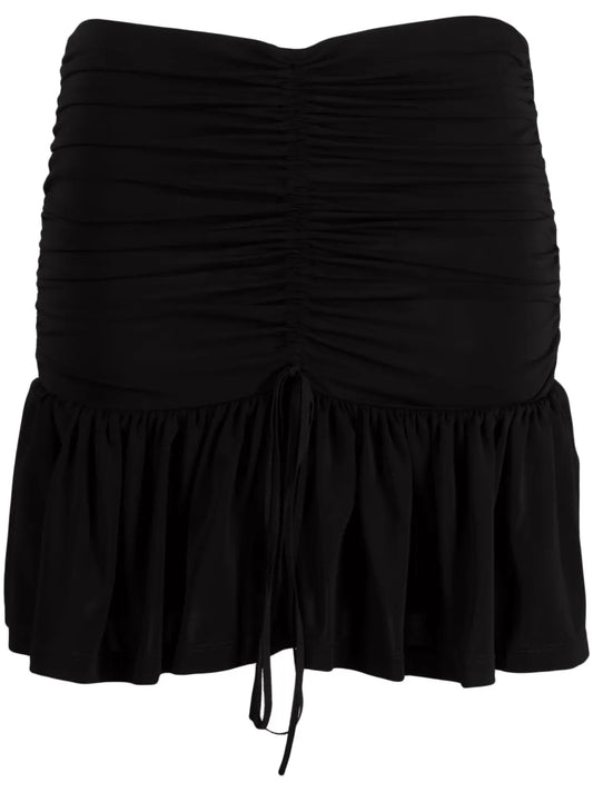 Gathered Mini Skirt