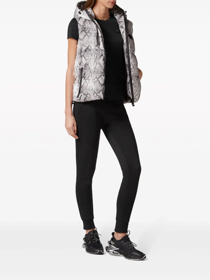 Logo-Print Hooded Gilet