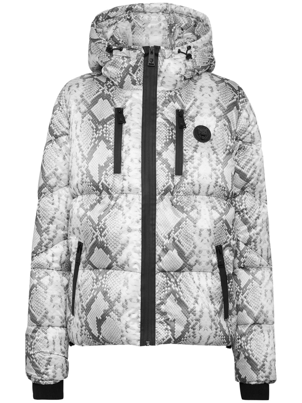 Logo-Print Puffer Jacket