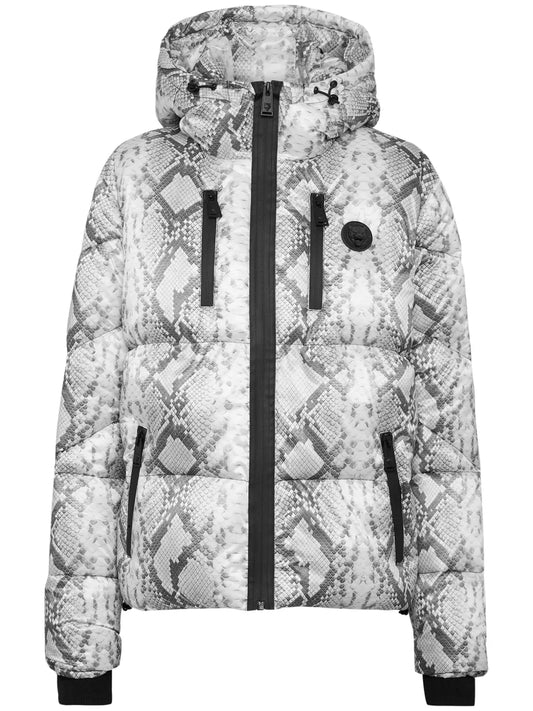 Logo-Print Puffer Jacket