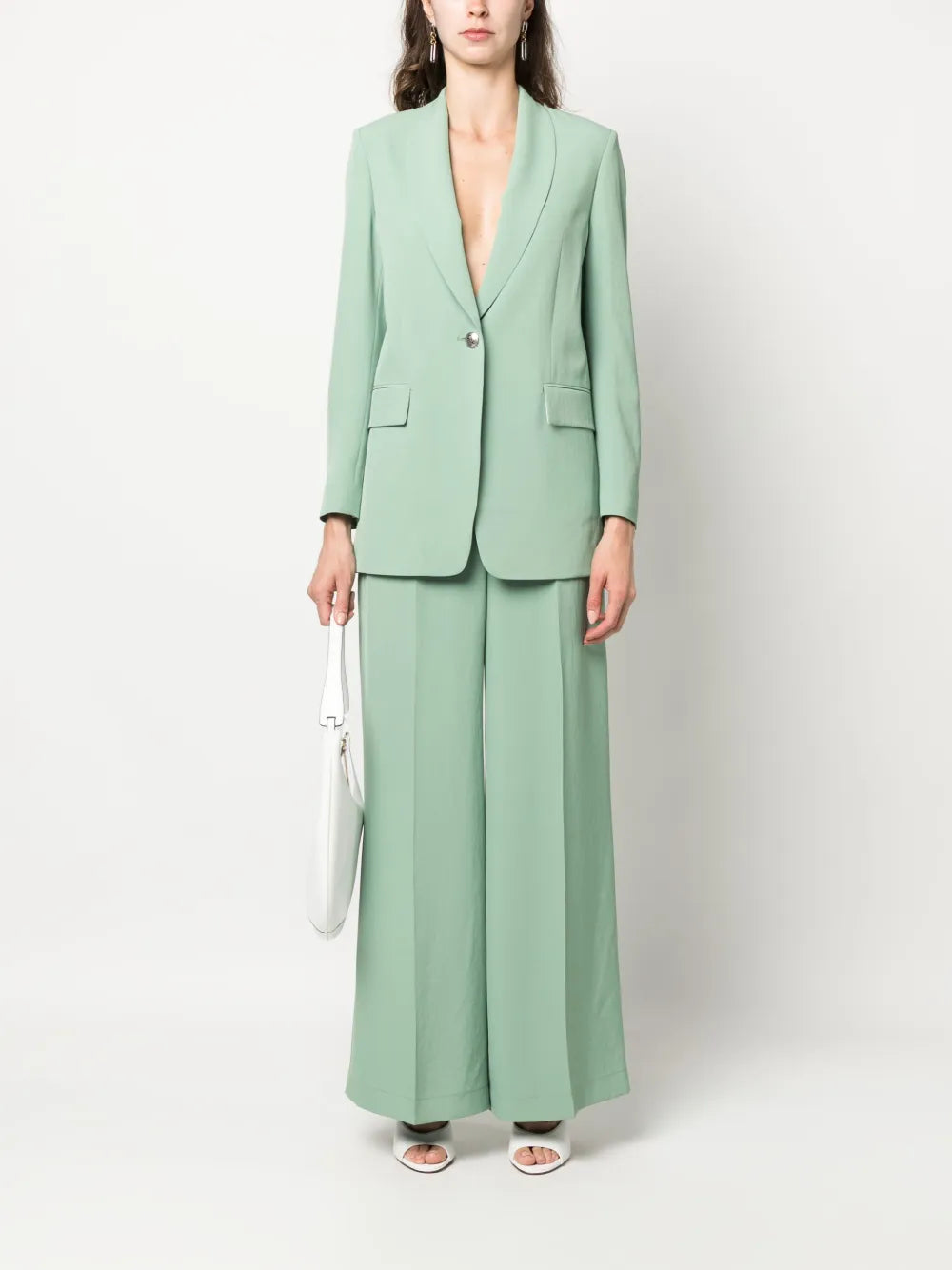 Single-Breasted Belted Blazer