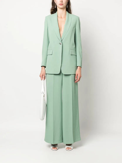 Single-Breasted Belted Blazer