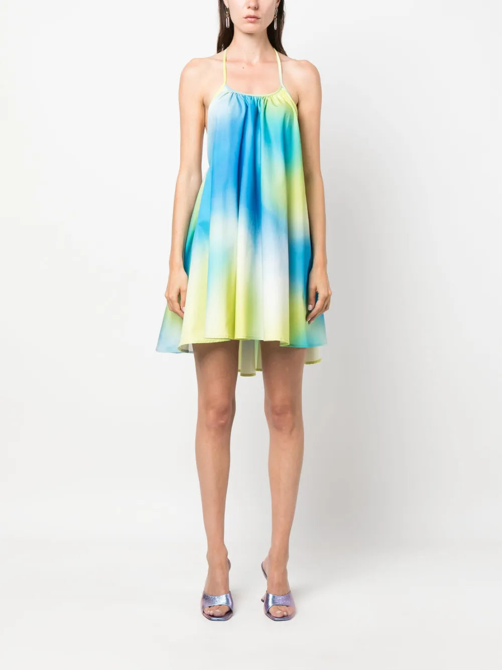 Georgia Tie-Dye Flared Minidress