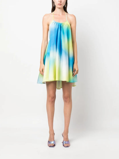 Georgia Tie-Dye Flared Minidress