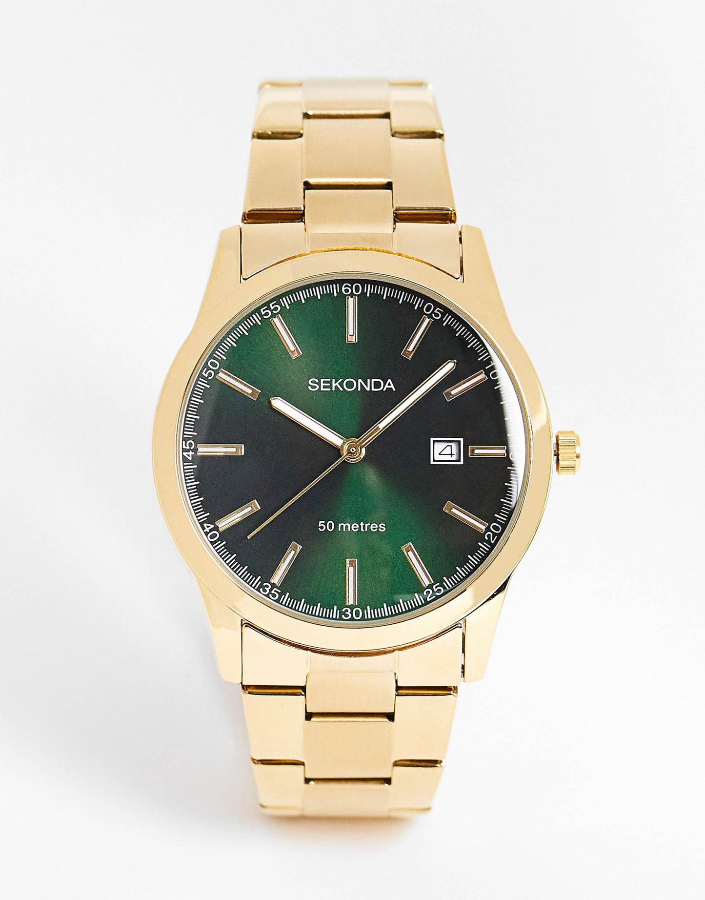 Unisex Bracelet Watch With Green Dial