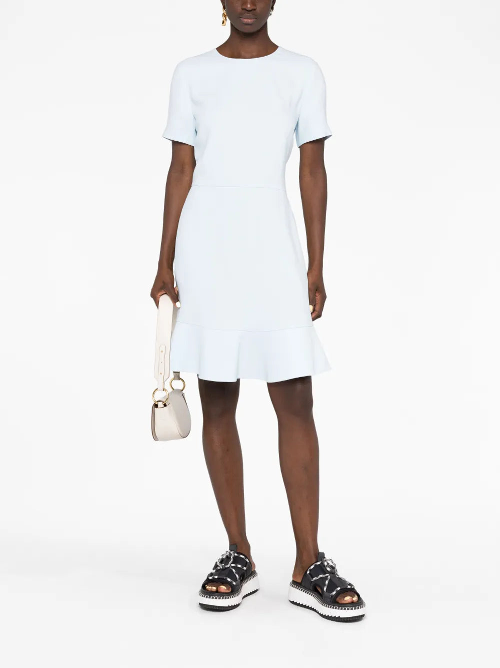 Iconics Stretch-Cady Minidress