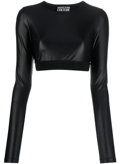 Logo-Underband Crop Top