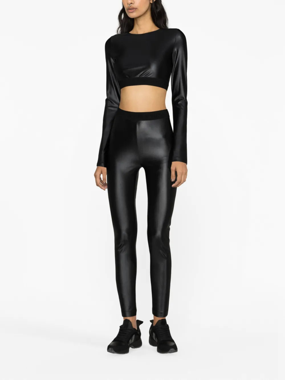 Logo-Underband Crop Top