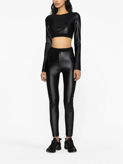 Logo-Underband Crop Top