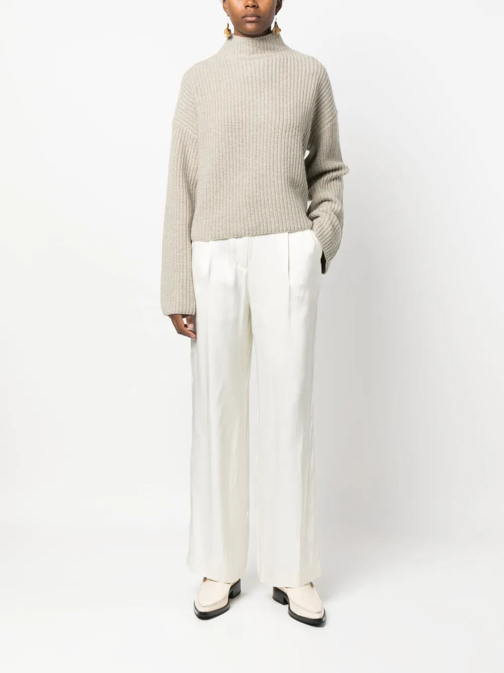 Faro Ribbed-Knit Cashmere Jumper