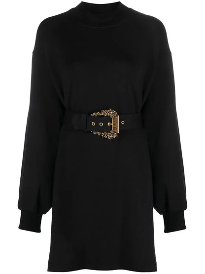 Belted Long-Sleeve Minidress