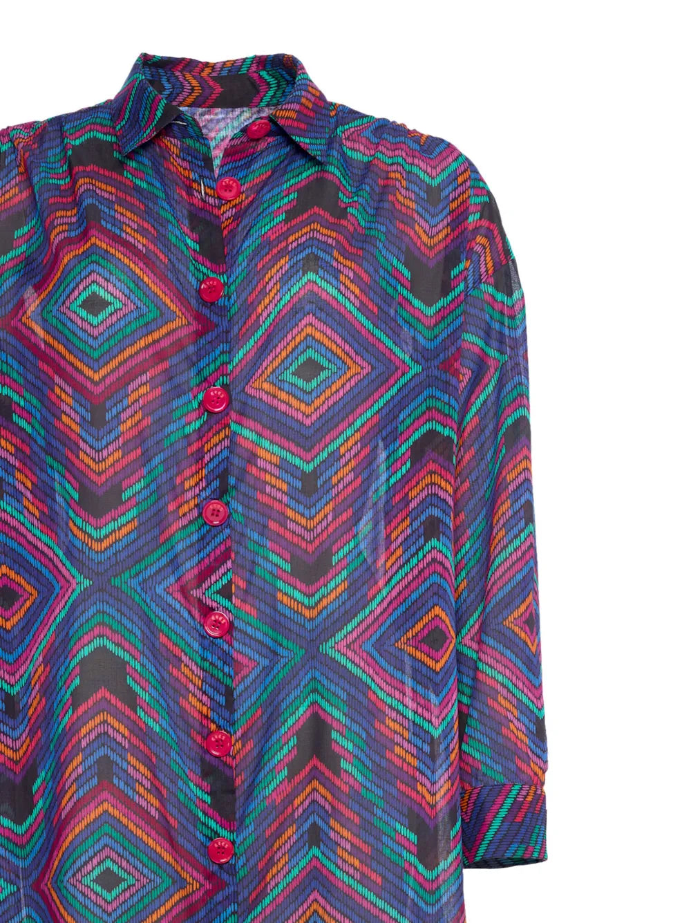 Dj Geometric-Print Shirtdress