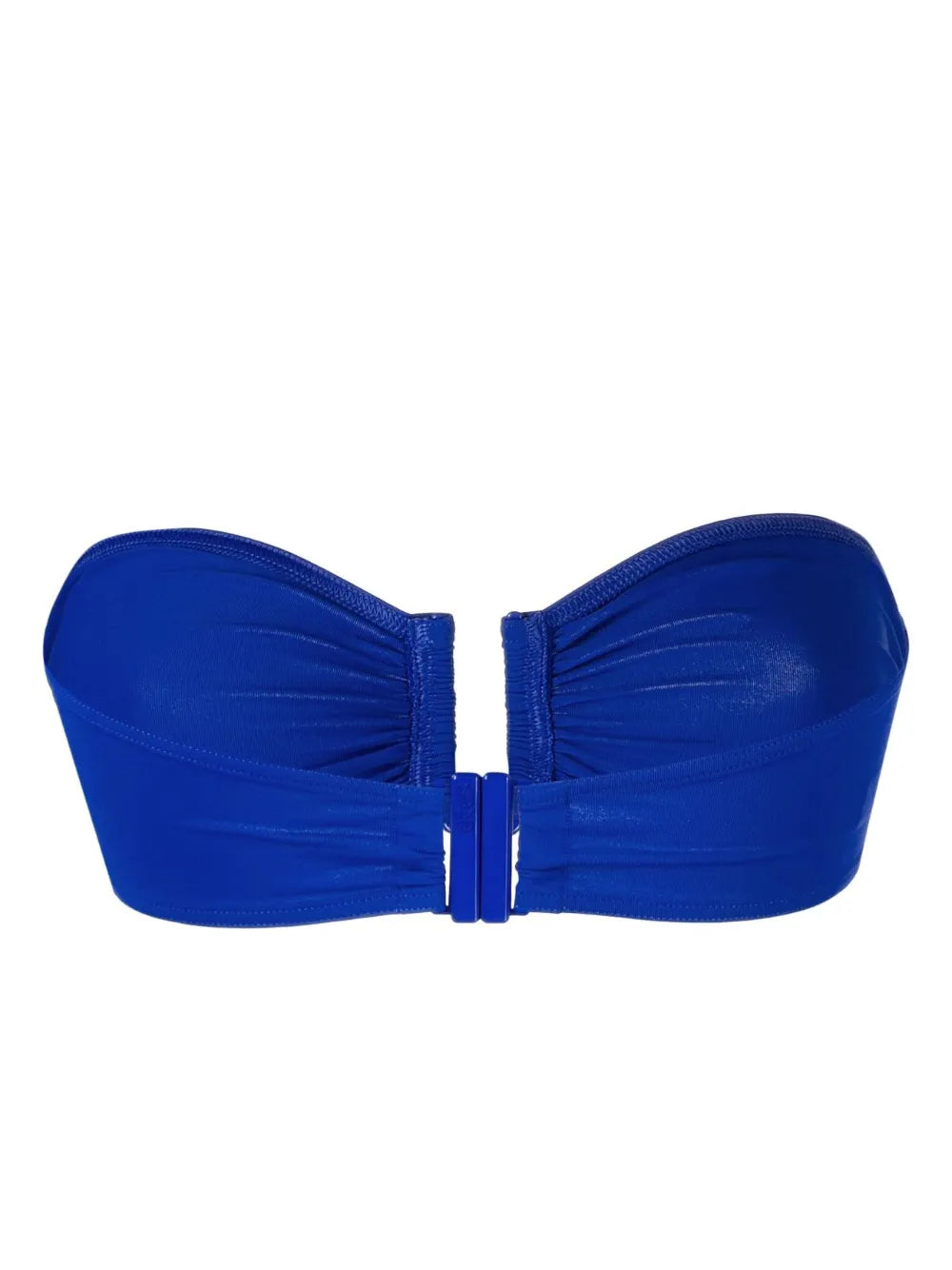 Show Gathered Bandeau Bikini Top