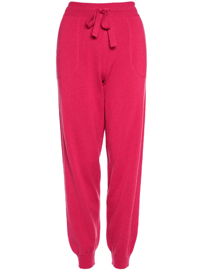 Star Wool-Cashmere Track Pants