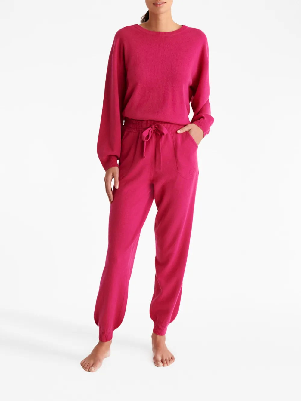 Star Wool-Cashmere Track Pants