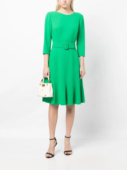 Belted Midi Dress
