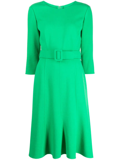 Belted Midi Dress