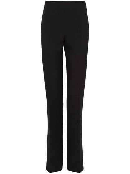 Straight-Leg Wool Trousers