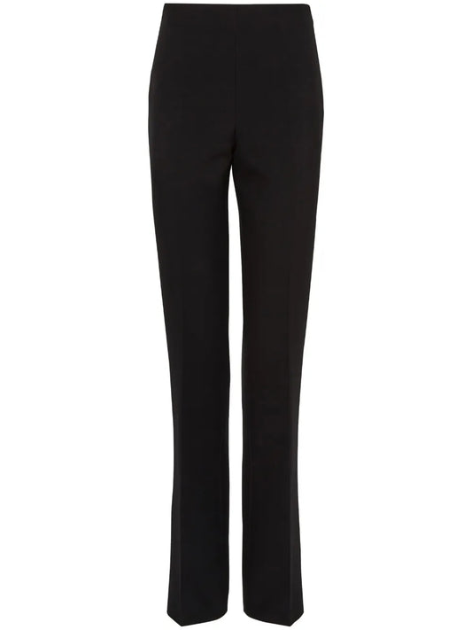 Straight-Leg Wool Trousers