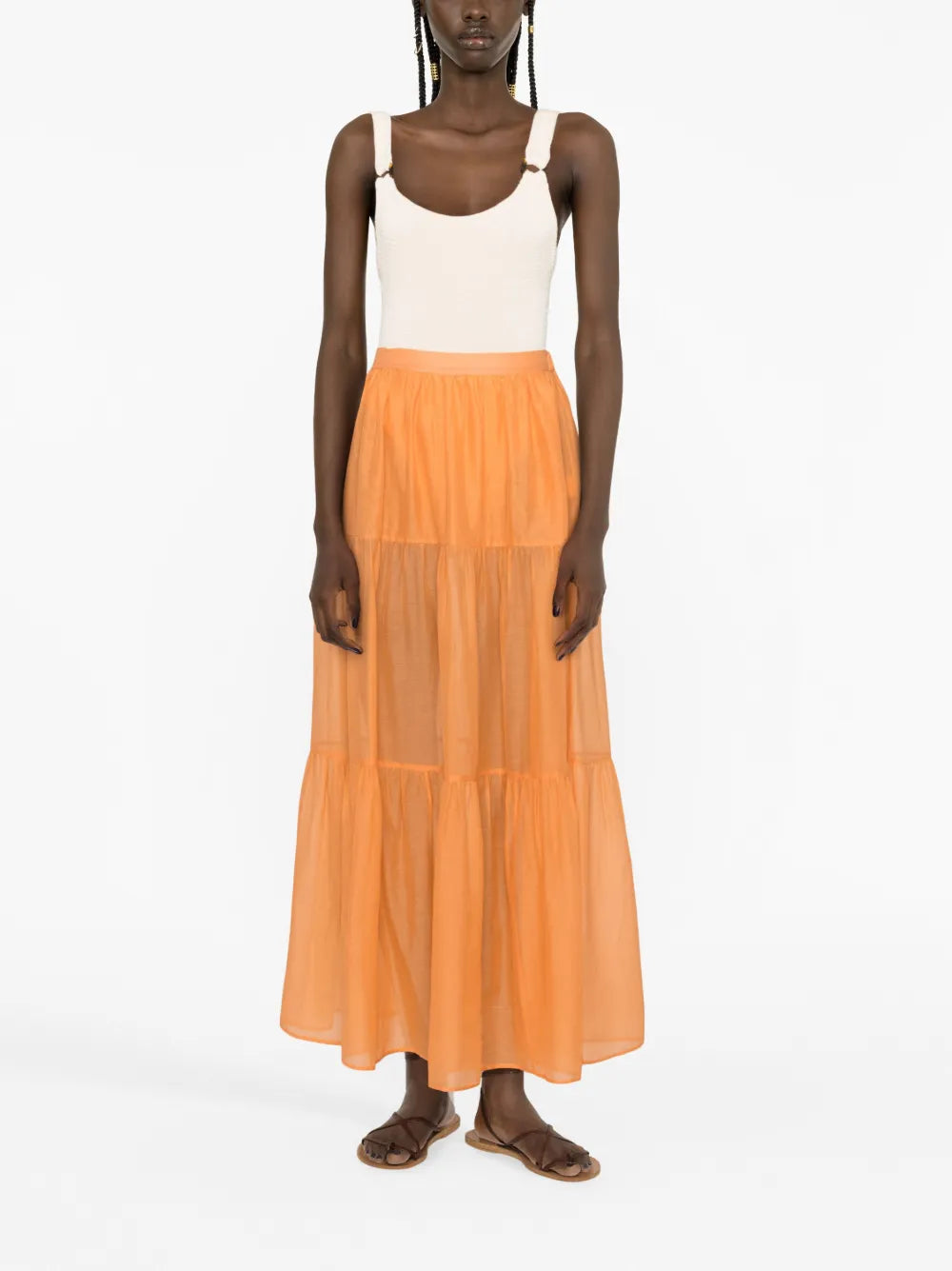 Recife Tiered Voile Skirt