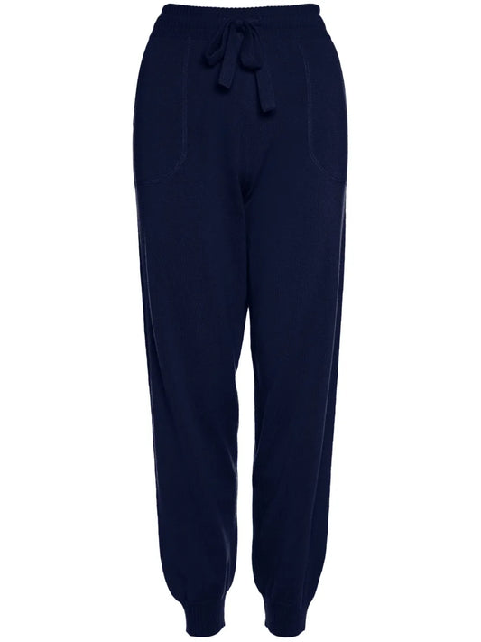 Elasticated-Waistband Track Pants