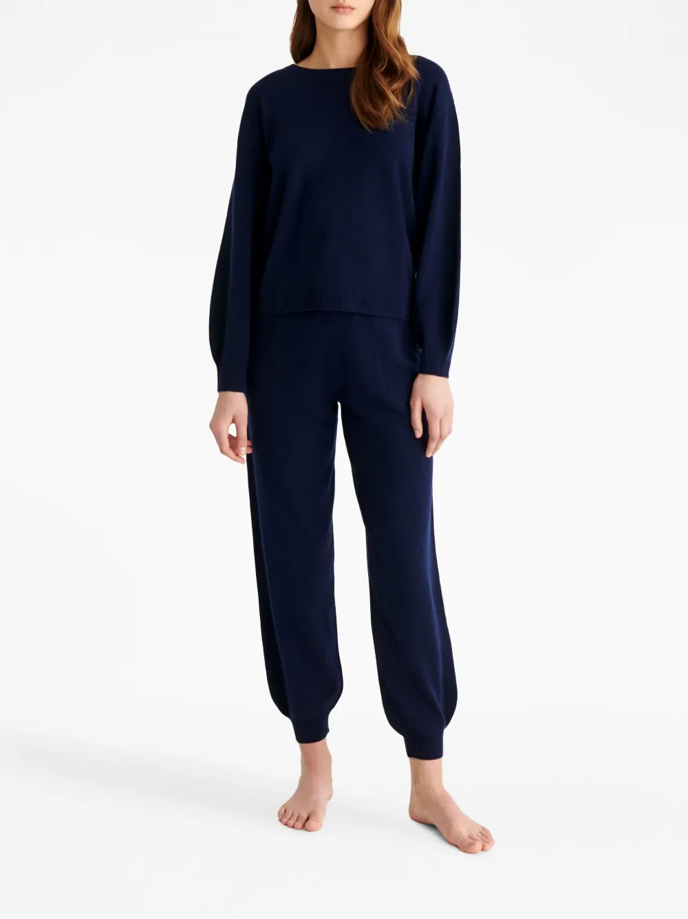 Elasticated-Waistband Track Pants