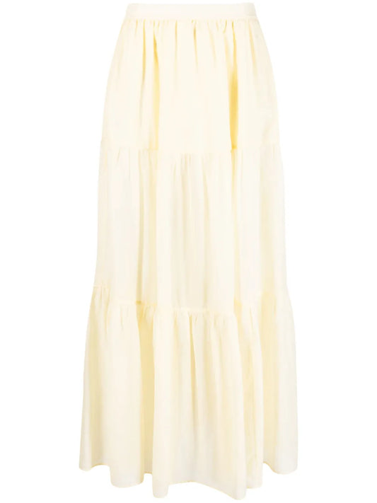 High-Waisted Tiered Maxi Skirt