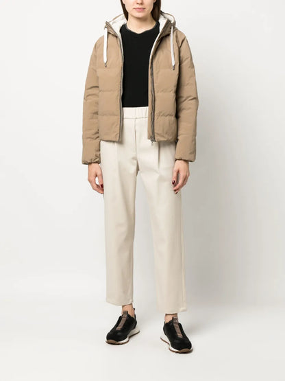 Mid-Rise Straight Trousers