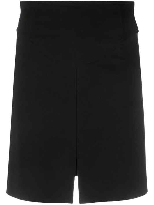 Zip-Up High-Waist Skirt